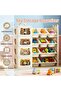 Four tier Toy Storage Rack, Children's toy Storage Rack And Bookshelf, Multi-functional Shelf With D - 3