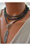 Necklace - Silver Color - - 3