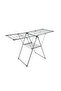 Iron JUDY Heavy Duty Cloth Dryer 16M Foldable Clothes Drying Stand Steel Frame, Grey