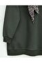 Leopard Scarf 3 Thread Sweatshirt - Khaki - 3
