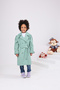 Girl's Trench Coat with Belted Design Oversized Trench Coat - 6