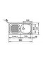 Ebm 45 Stainless Steel Sink with Left Drainboard - 3