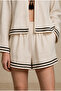 Grain Women's 100% Cotton Shorts and Jacket Set - 2