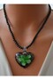 Necklace - Black - - 3