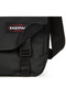 Unisex Messenger Bag Black Shoulder Strap Multi-Compartment Daily School and Laptop Bag - 4