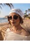 100% Cotton Ethnic Patterned White Women's Bandana - 4