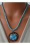 Necklace - Blue - - 3