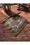 100% Cotton Ethnic Patterned Khaki Women's Bandana - 4
