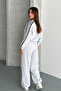Logo Embroidered Stripe Detailed Top and Bottom Set - 6
