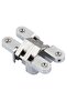 Accordion Hinge Satin 95 mm Adjustable Left