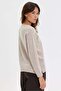 Women's Crew Neck Embroidered Wool Sweater V.Beige - 3