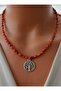 Necklace - Red -