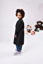 Girl's Trench Coat with Belted Design Oversized Trench Coat - 6