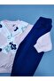 Girl's Scarf Detailed 2-Thread Combed Cotton Tracksuit Set – Seasonal Top and Bottom Set – Ages 2-6 - 5