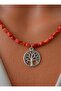 Necklace - Red - - 2