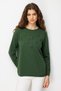 Women's Crew Neck Floral Wool Sweater K.Yosun - 3