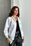 Women's 3-Thread Comfortable Fit Cardigan with Metal Zipper and Hidden Pockets - 5