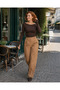Long Sleeve Finger-Looped 100% Organic Cotton Women's Blouse Ovv-5