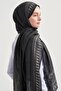 Lavella Pattern Norena Wool Shawl Anthracite