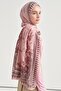 Lavella Pattern Norena Wool Shawl Powder
