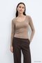 V-Neck Long Sleeve Badi 8266A Mink - 3