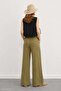 Women's Wide Leg Muslin Trousers 8018 - 4