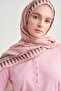Lavella Pattern Norena Wool Shawl Powder - 3
