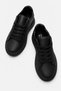 Lace-up Men's Sports Shoes BLACK BLACK - 4