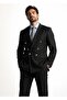 Men's Metal Buttoned Double Breasted Suit