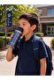 350 ml Double Layer Stainless Steel Thermos Cup - Leak-Proof Locking Lid, School, Office and Camping Thermos (Navy Blue) - 7