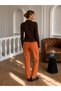 Polo Collar Buttoned Openwork Knit Patterned Long Sleeve Slim Knitwear Sweater Aw26Kz00045 - 3
