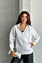 Women's 3-Thread Comfortable Fit Cardigan with Metal Zipper and Hidden Pockets