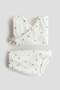 2-piece wrapover muslin set