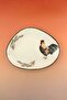 Retro Rooster Porcelain Serving/Presentation Plate - 2