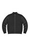 Men's Large Size Anthracite Arven Stand Collar Pocket Knitwear Cardigan 5Xl-6Xl-7Xl-8Xl - 4