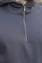 Smoked Hooded Zipper Detailed Men's Tracksuit Set E7367 - 6