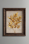 Golden Leafed Branches - Vintage Patterned Painting - Thick Model