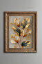 Golden Ginkgo Leaves - Vintage Patterned Painting - Thick Model