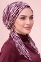 Zebra Patterned Practical Ready-To-Wear Scarf