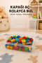 6-Pack Toy Storage Box with Clear Lid, Building Blocks and Car Organizer - 3