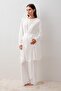 Long Sleeve Lycra Viscose Maternity Dressing Gown Pajama Set