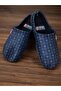 Closed Toe Non-Slip Sole Home Slippers (Black-Navy Blue-Grey / Pattern May Vary) - 4