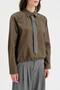 Women's 100% Cotton Tie Detailed Design Crop Shirt - 5