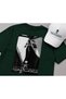 Saudi Arabia National Day Men's T-Shirt Hat Set of 2 100% Cotton Oversize Printed Short Sleeve - 2