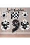 Rönesans Black-White Football Fan-Themed Birthday Party Set Age-9