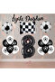 Rönesans Black-White Football Fan-Themed Birthday Party Set Age-8