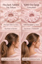 Beauty Sleep 100% Mulberry Silk Pearl Powder Pink Hair Clip – Non-Marking, Non-Damaging Premium Clip - 4