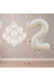 Bal10 2 Year Old Cream Beige Themed Birthday Party Set