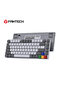 MK915 Tri-Mode Wireless ARGB Mechanical Keyboard,Anti Ghosting Keys,Aluminum Frame,83 Keys,Brown Switch,Grey