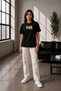 Unisex Oversize One Piece Luffy Ace and Sabo Embroidered Anime T-Shirt 100% Cotton - 6